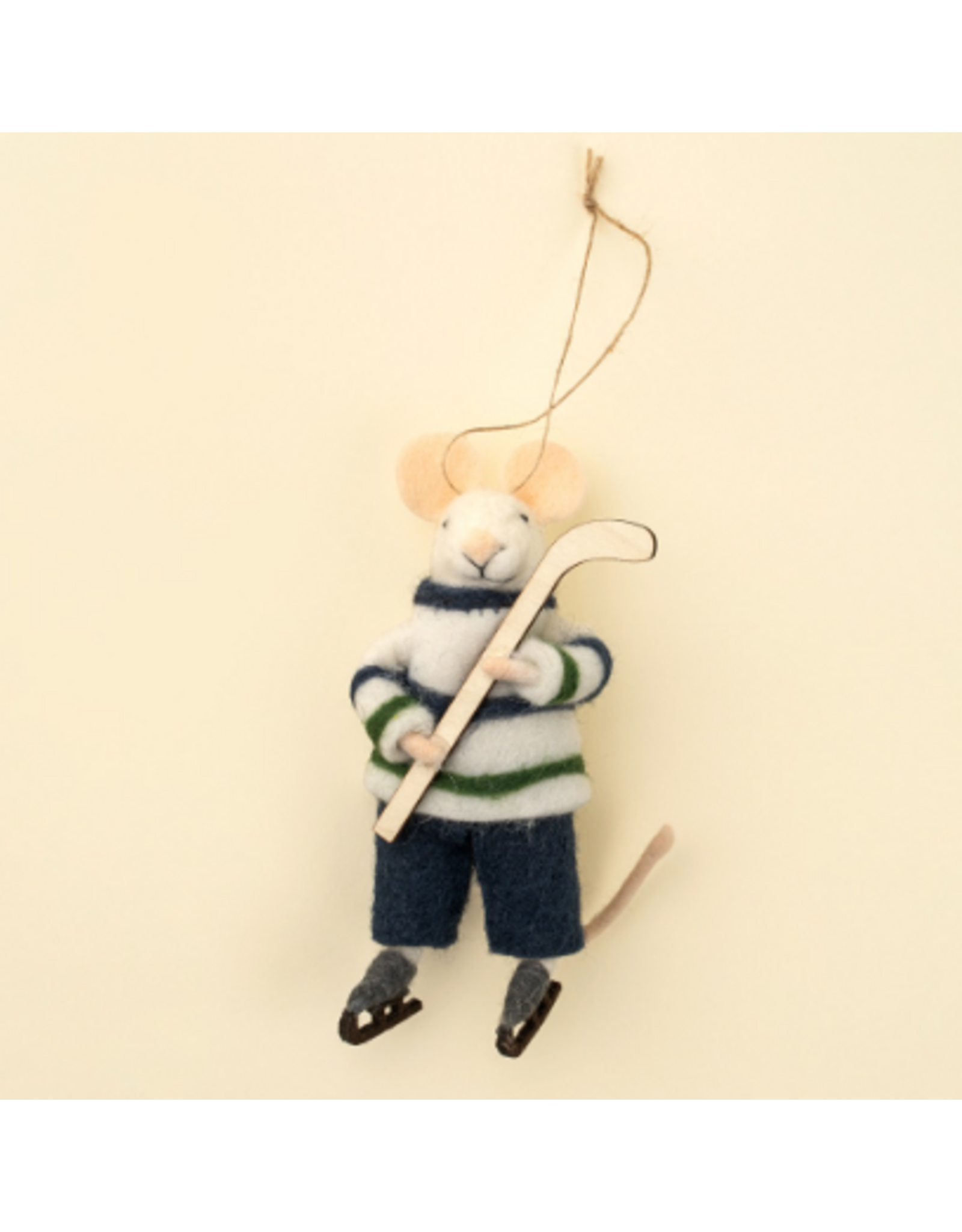 Decor Shop at Junebug Hockey Hal Wool Felt Mouse