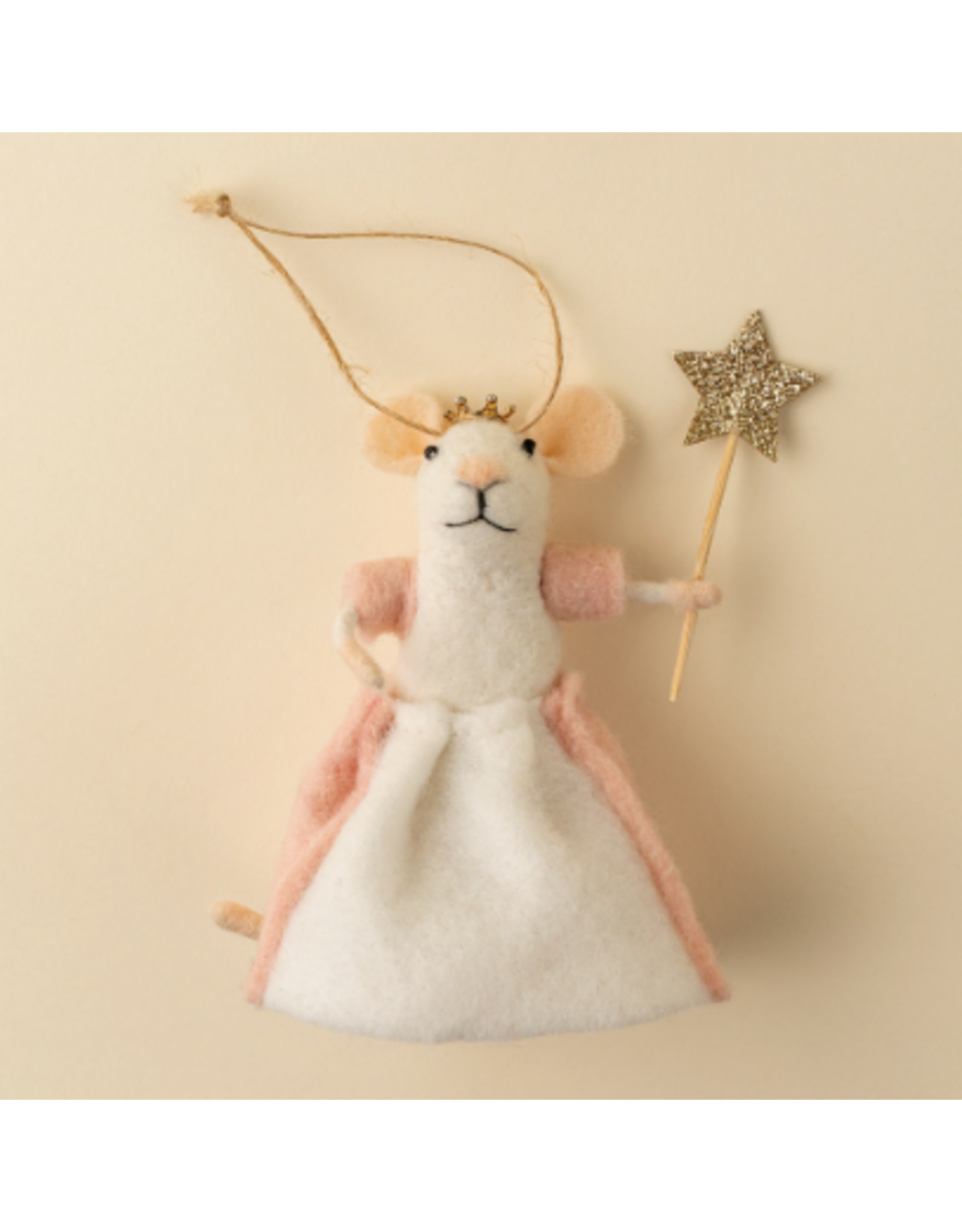 Decor Shop at Junebug Glinda the Good Witch Wool Felt Mouse