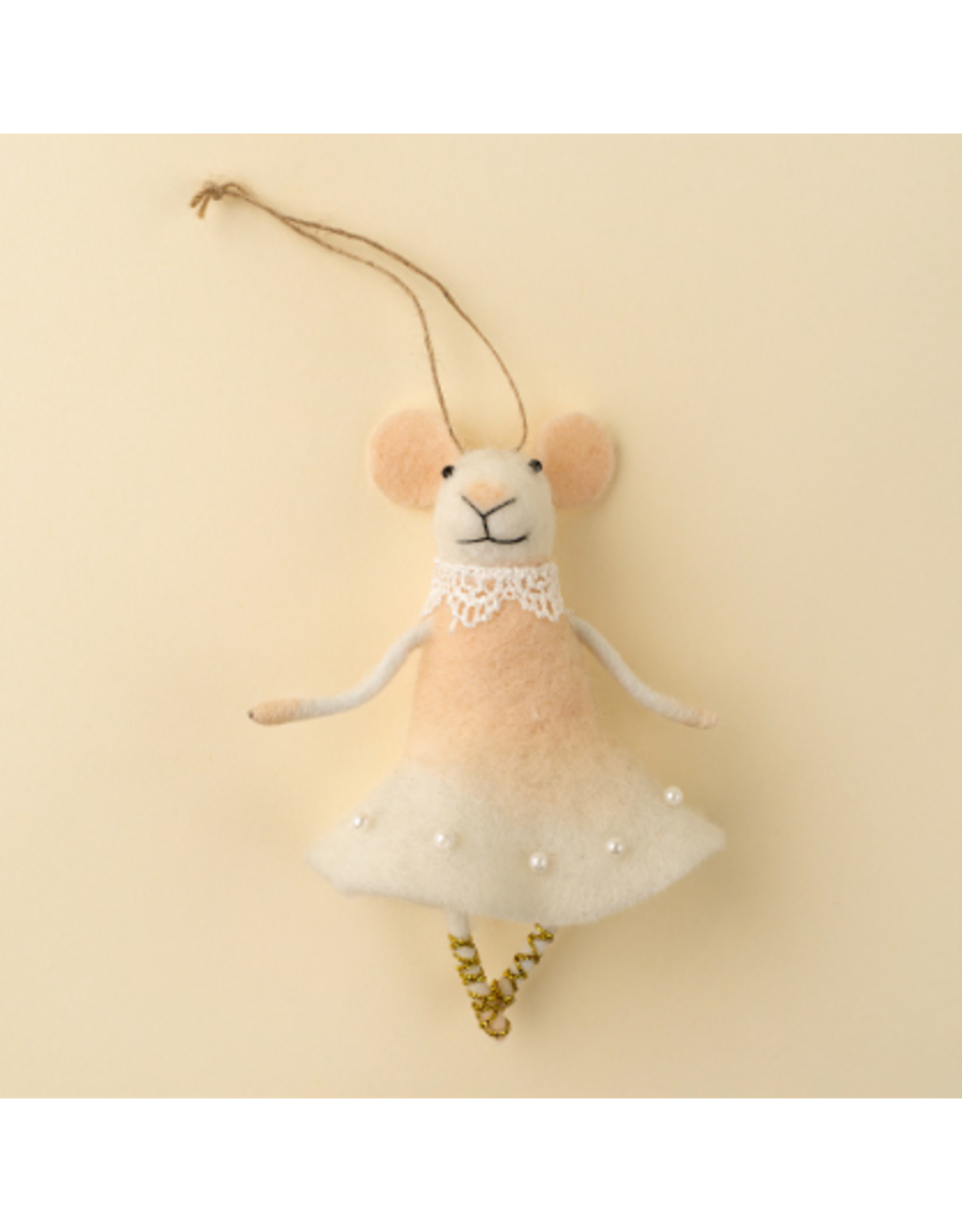 Decor Shop at Junebug Ballerina Blossom Wool Felt Mouse