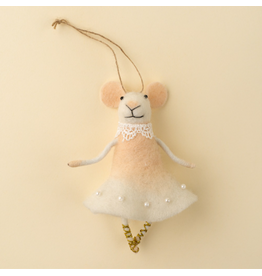 Decor Shop at Junebug Ballerina Blossom Wool Felt Mouse