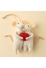Decor Shop at Junebug Sweetheart Wool Felt Mice