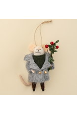 Decor Shop at Junebug Merrymaker Miles Wool Felt Holiday Mouse