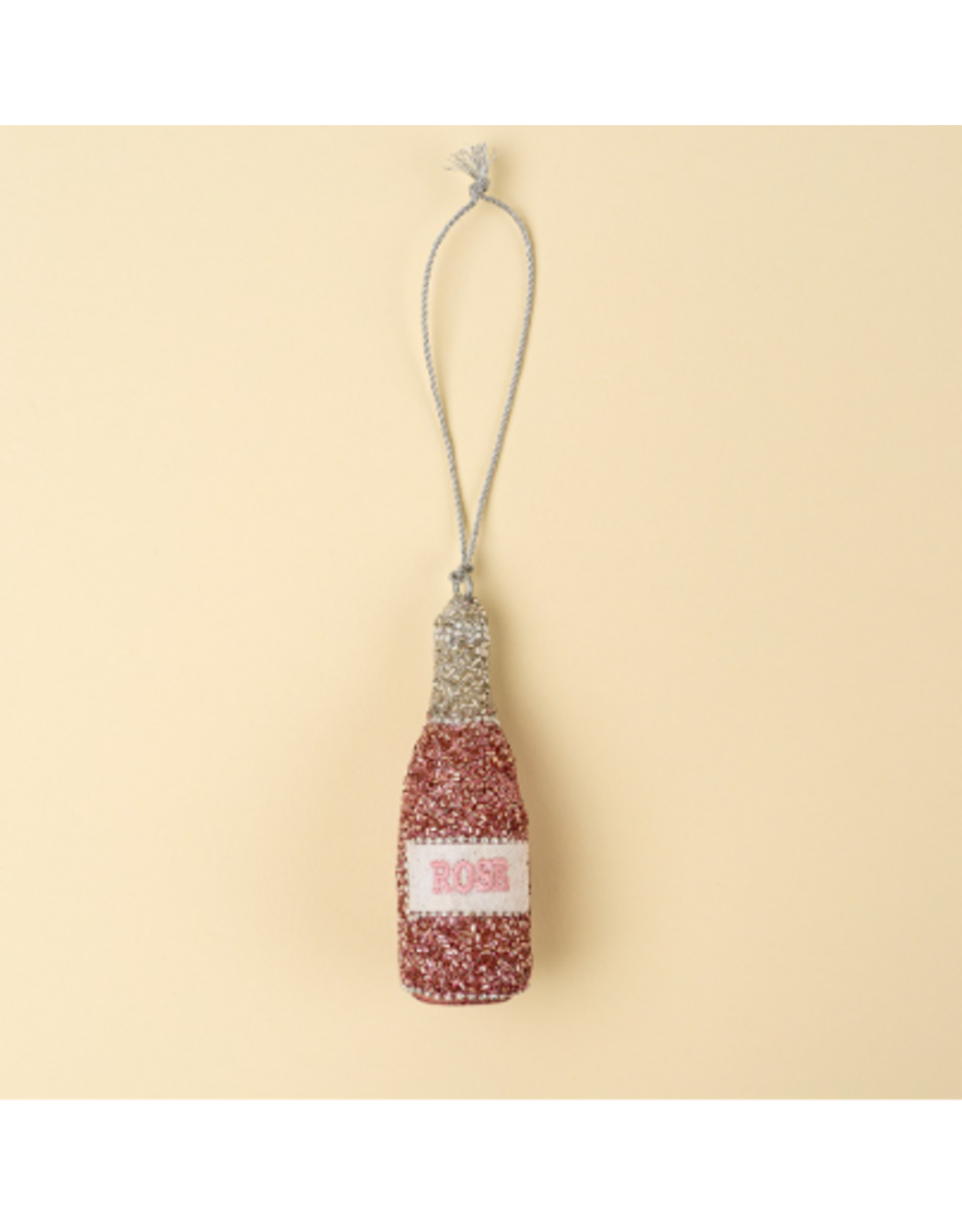 Decor Shop at Junebug Beaded Rose Bottle Ornament