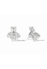 Julie Vos Bee Stud in Silver by Julie Vos