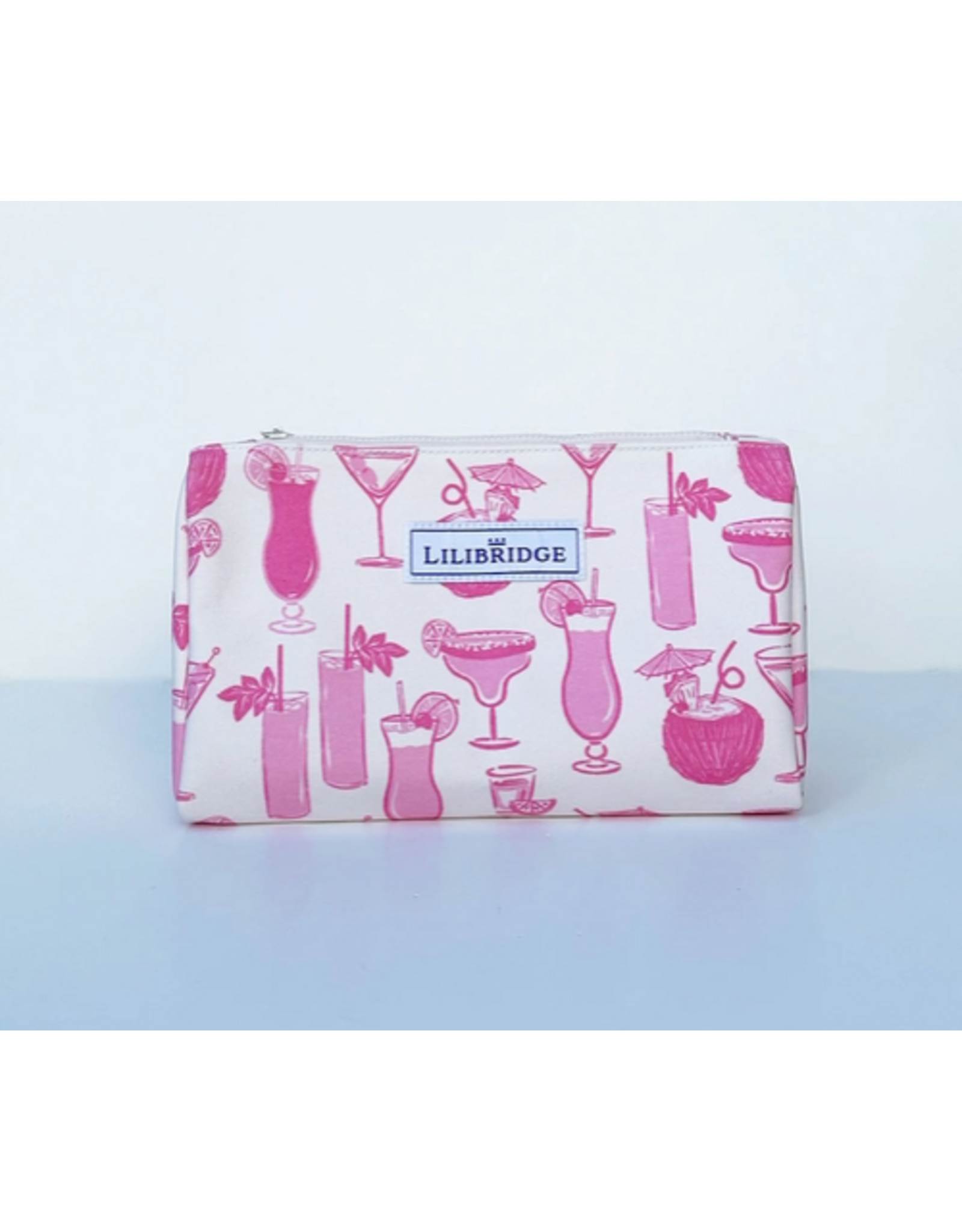 Lilibridge Pink Cocktails Makeup Bag by Lilibridge