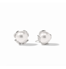 Julie Vos Penelope Stud in Silver in Assorted Sizes by Julie Vos