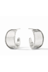 Julie Vos Savoy Hoop in Silver by Julie Vos