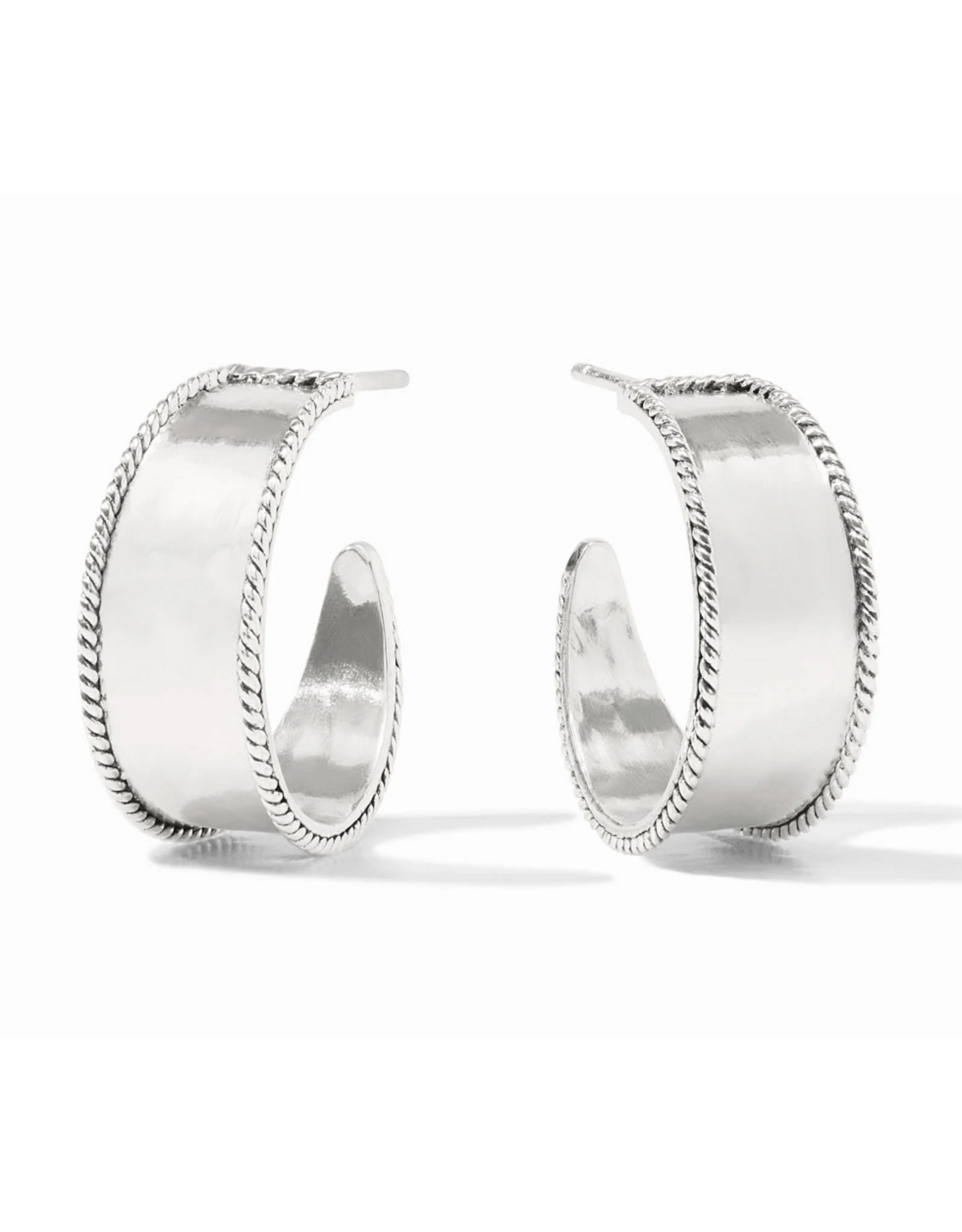 Julie Vos Savoy Hoop in Silver by Julie Vos