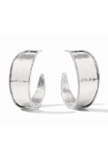 Julie Vos Savoy Hoop in Silver by Julie Vos