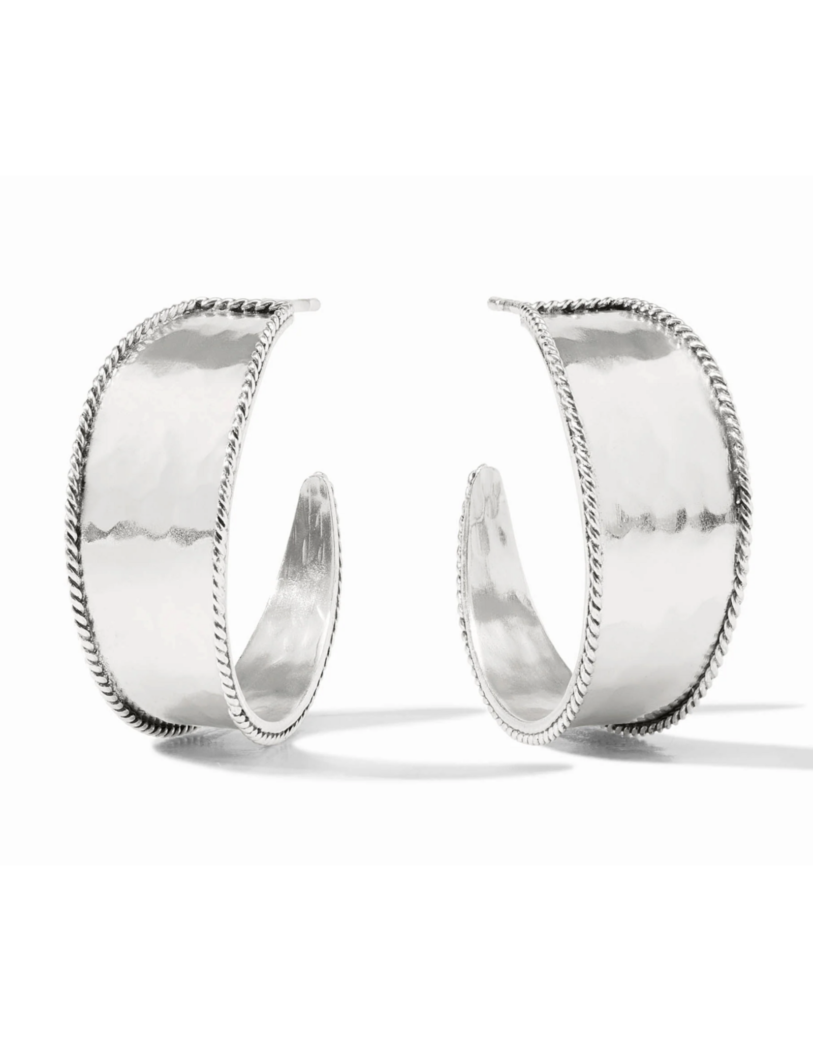 Julie Vos Savoy Hoop in Silver by Julie Vos