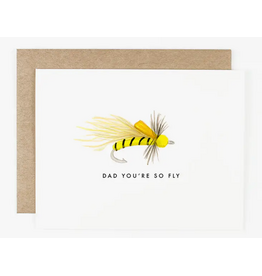 Dear Hancock Dad Fly Fishing Card