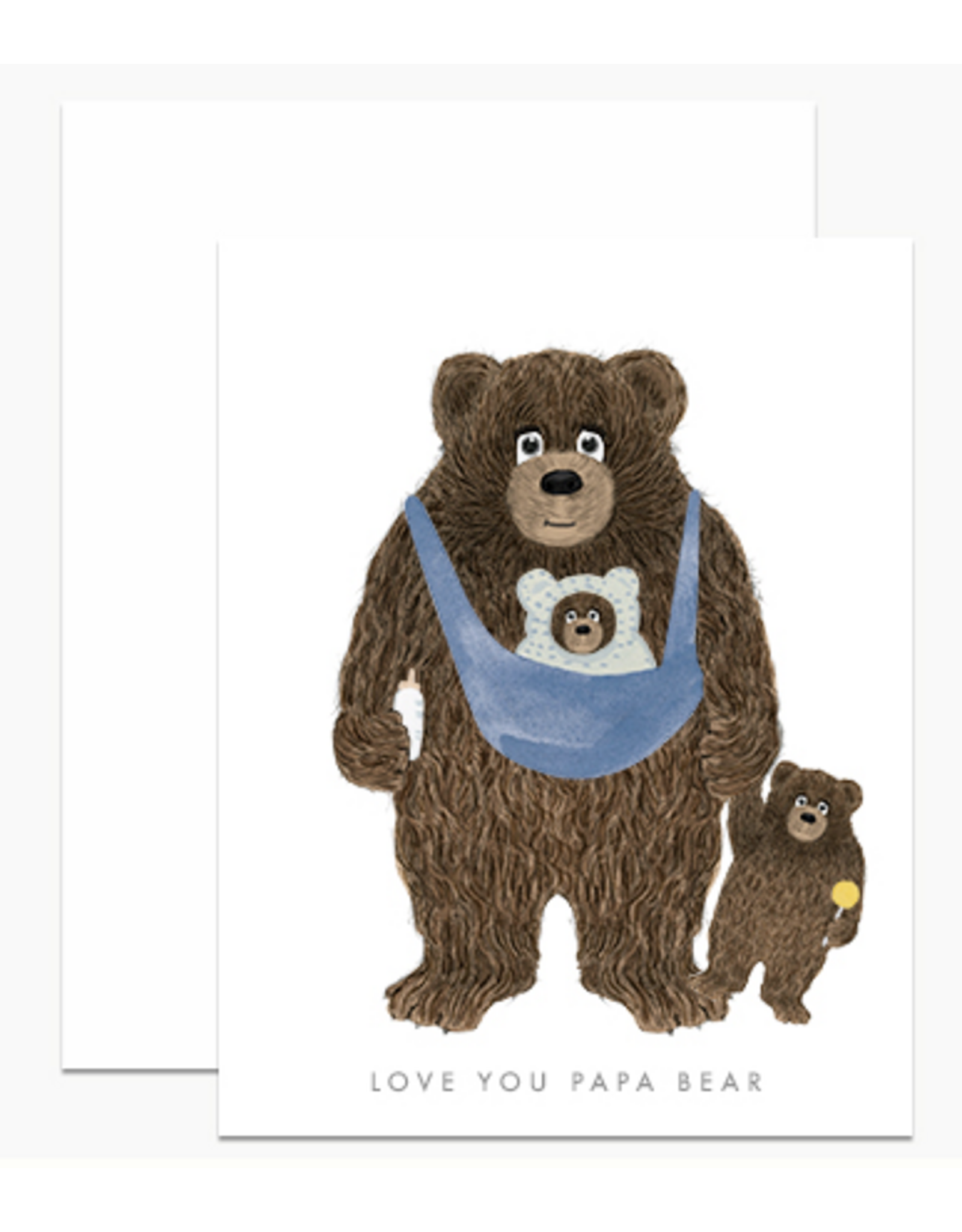 Dear Hancock Papa Bear Card