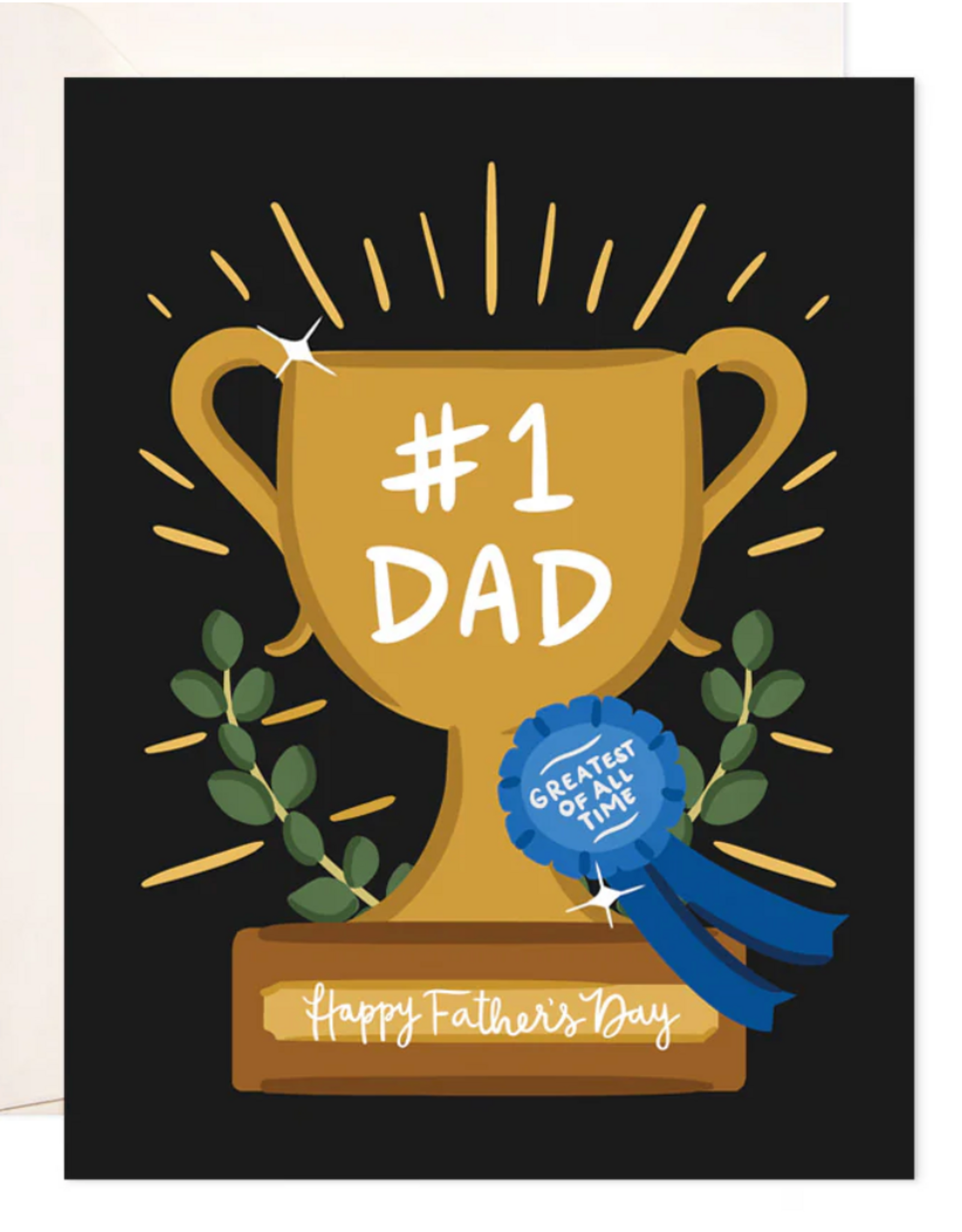 Bloomwolf Studio Dad Trophy Card