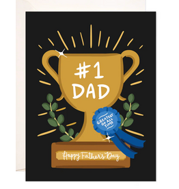 Bloomwolf Studio Dad Trophy Card