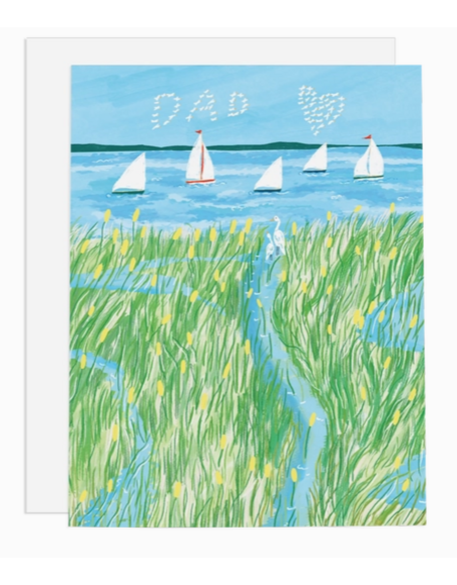 Ramus & Co Dad Marsh & Sailboats Card