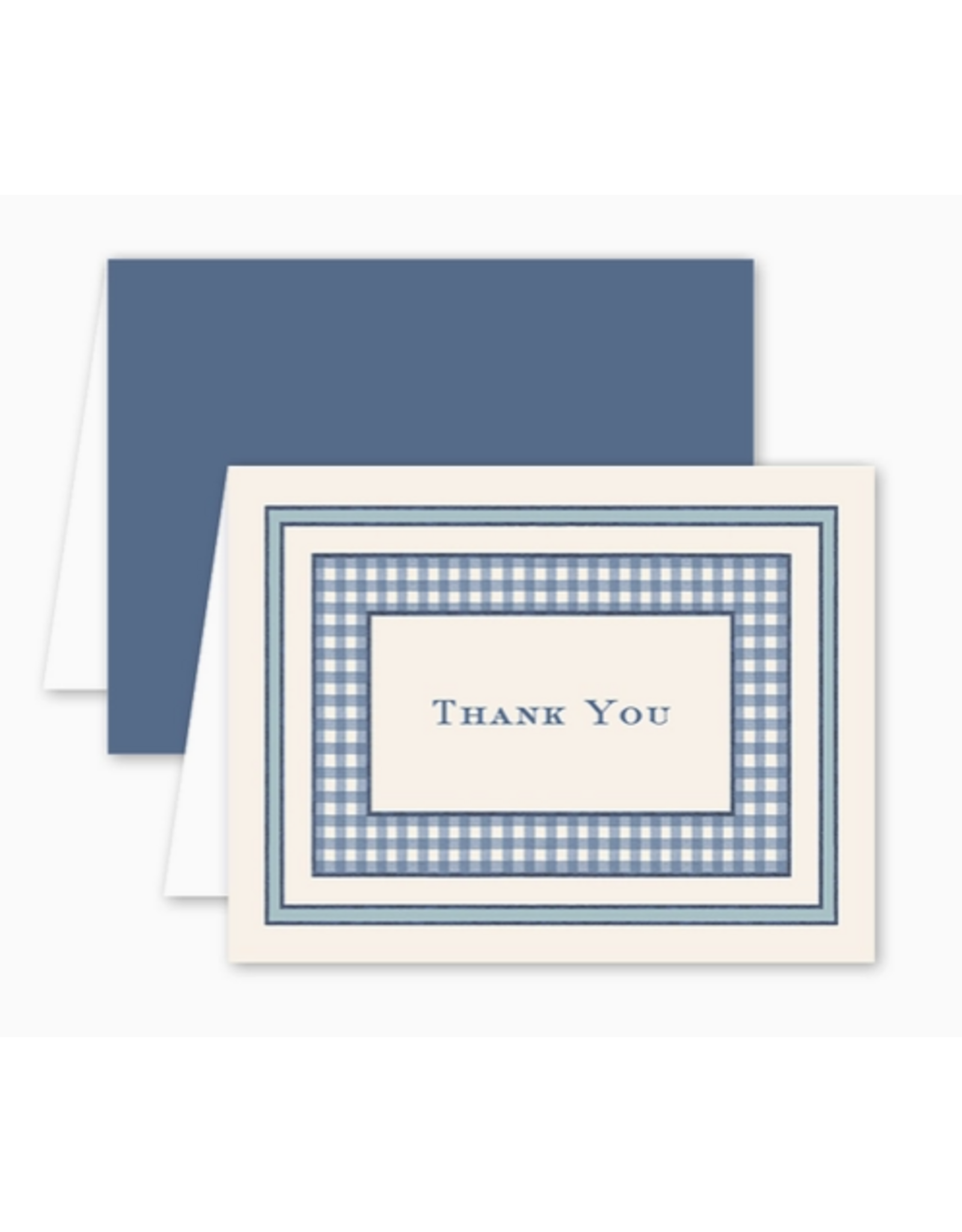 Dogwood Hill Maison de FreDeRic Blue Thank You Card Boxed Set of 8