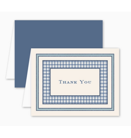 Dogwood Hill Maison de FreDeRic Blue Thank You Card Boxed Set of 8