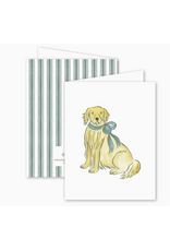 Dogwood Hill Quincy's Cottage Golden Retriever Card