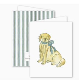 Dogwood Hill Quincy's Cottage Golden Retriever Card