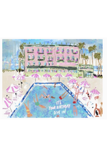 Rebecca Illustrated Dive In Birthday Card