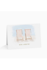 Rebecca Illustrated Good Pair Chairs Card