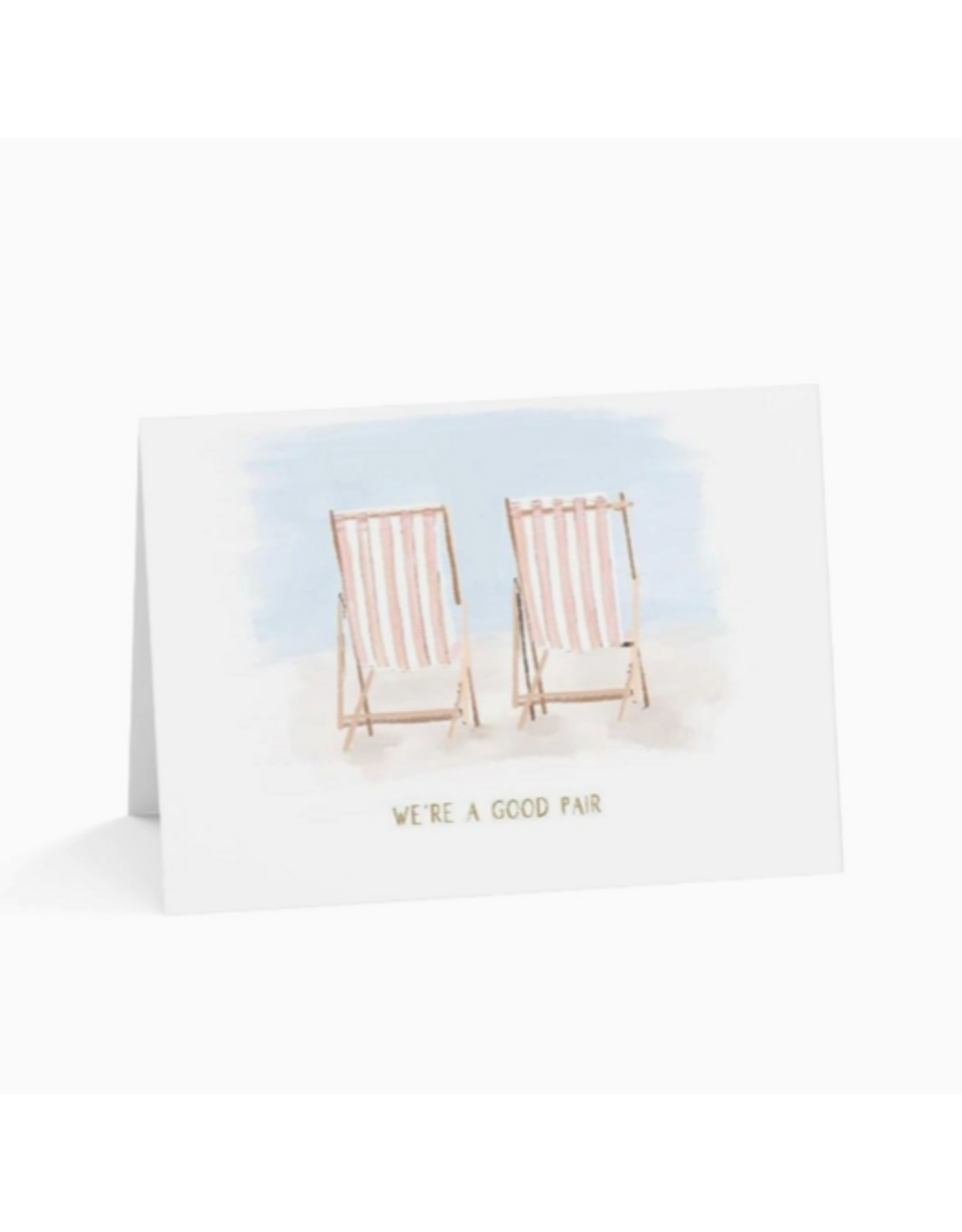 Rebecca Illustrated Good Pair Chairs Card