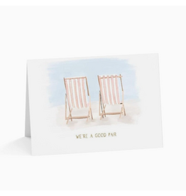 Rebecca Illustrated Good Pair Chairs Card