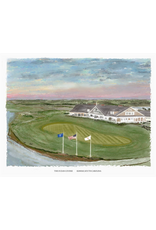 Rebecca Illustrated Ocean Course Golf Card