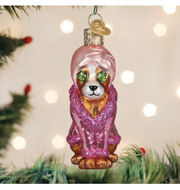 Spa Dog Ornament