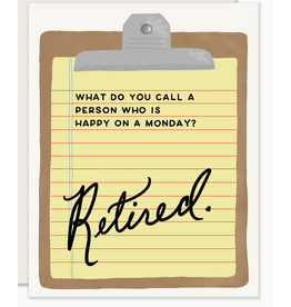 Slightly Stationery Retired Clip Board Card