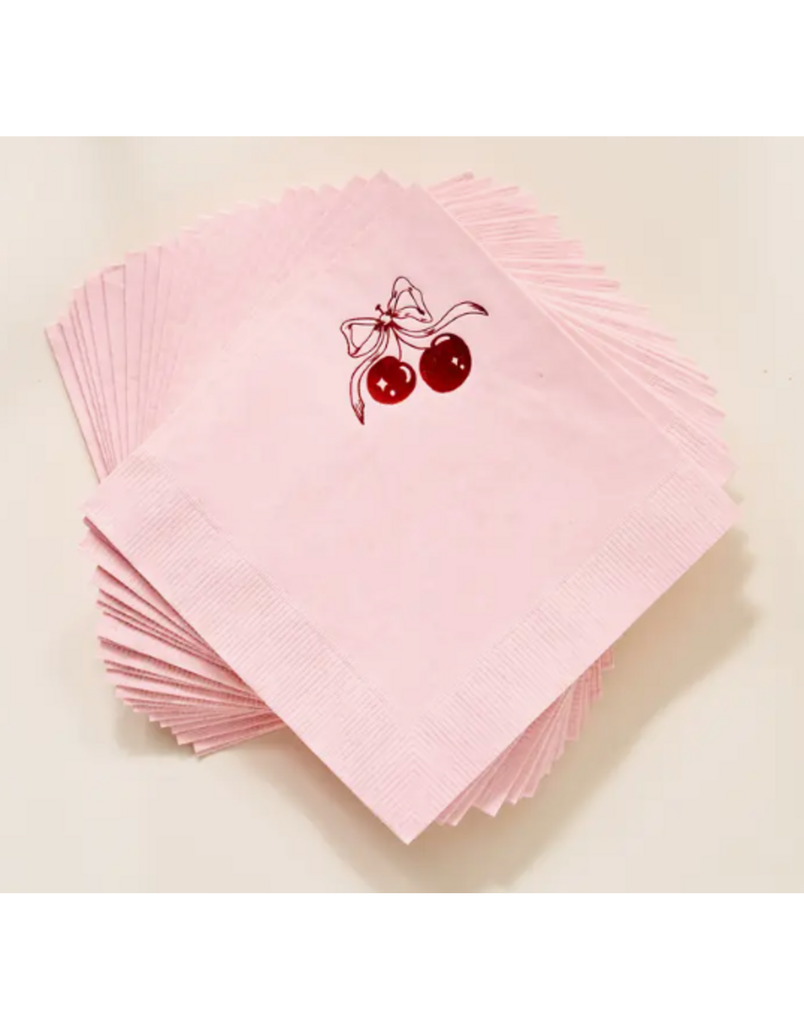 One and Only Paper Cherries Cocktail Napkins
