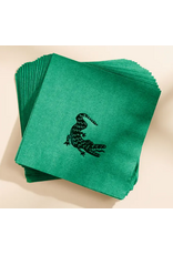 One and Only Paper Green Alligator Cocktail Napkins