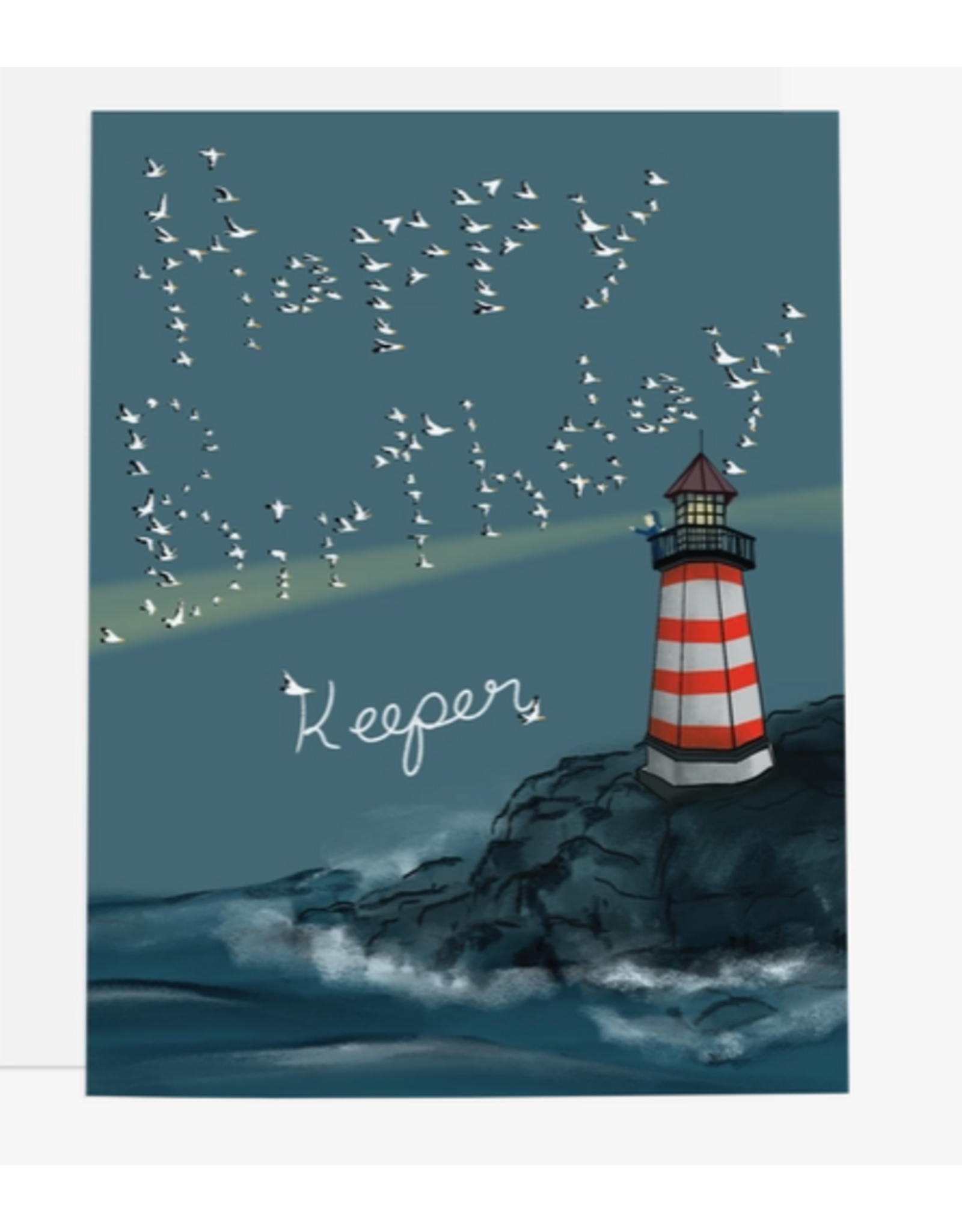 Ramus & Co Happy Birthday Lighthouse Keeper Card