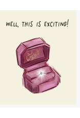 Rebecca Illustrated This is Exciting Engagement Card