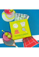 Piecework Puzzles Tennis Cocktail Napkins - Set of 4