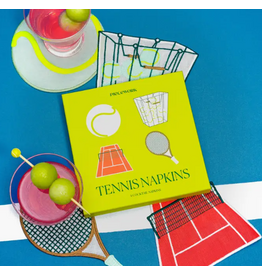 Piecework Puzzles Tennis Cocktail Napkins - Set of 4