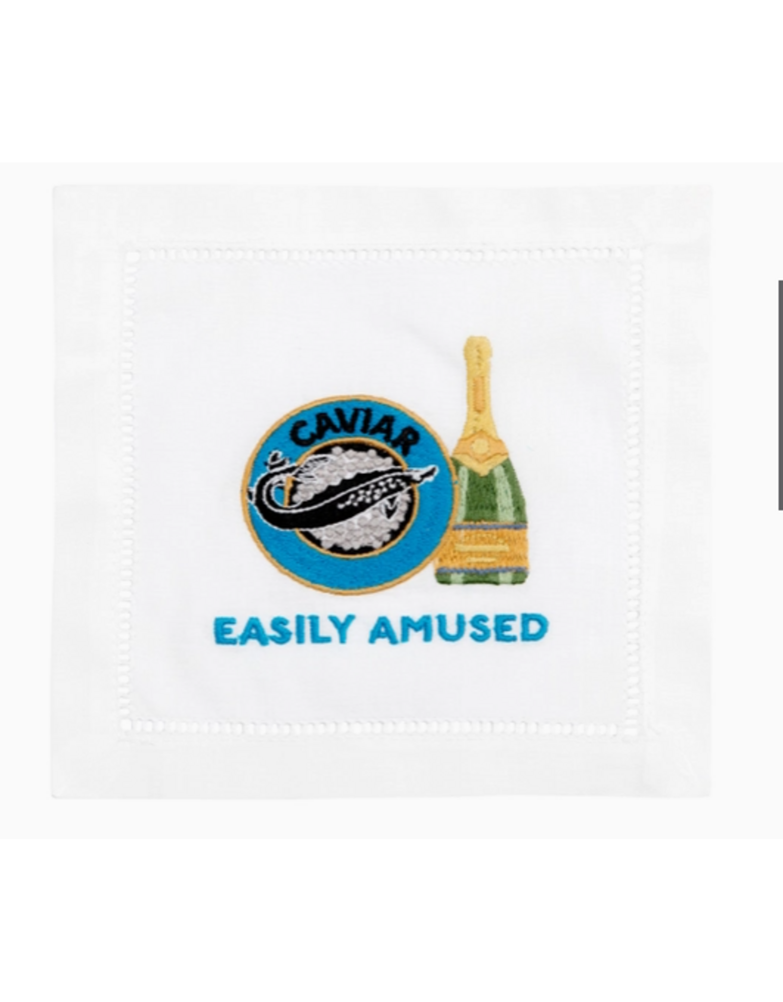 August Morgan Easily Amused Cocktail Napkin - Set of 4