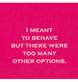 Mary Phillips Designs Meant to Behave Cocktail Napkins