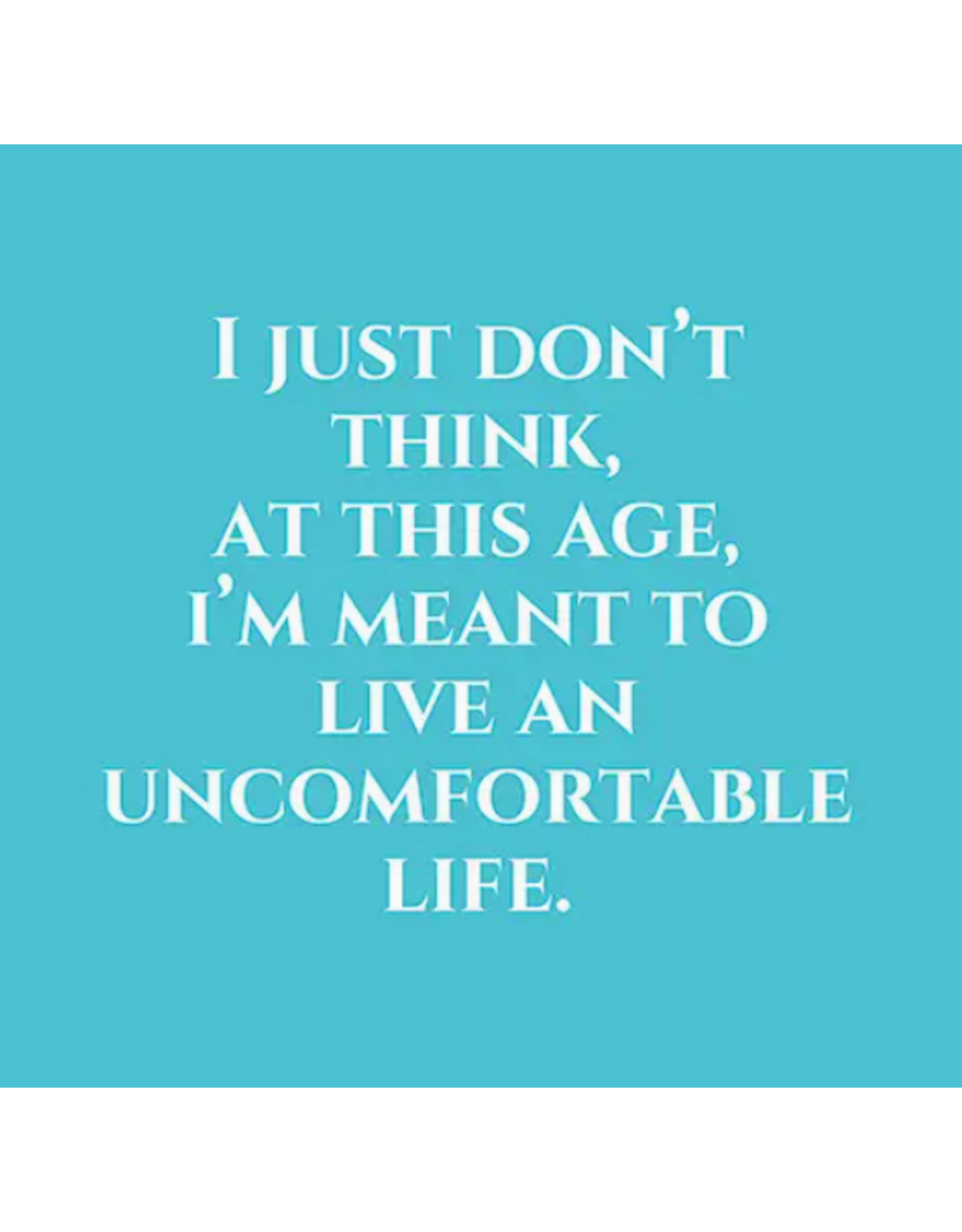 Mary Phillips Designs Uncomfortable Life Cocktail Napkins