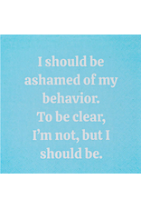 Mary Phillips Designs Not Ashamed Cocktail Napkins