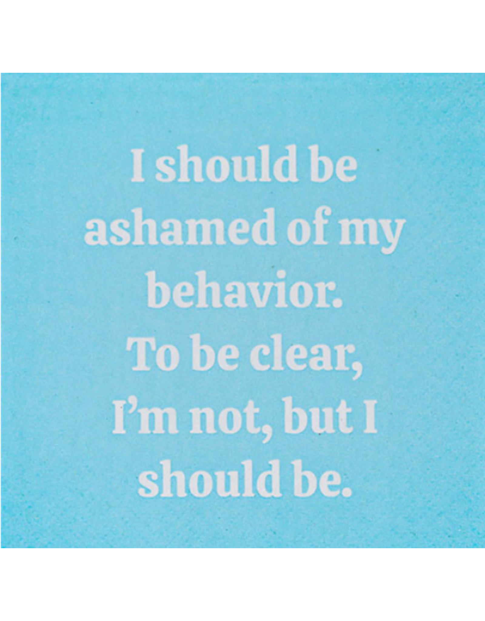 Mary Phillips Designs Not Ashamed Cocktail Napkins