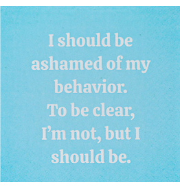 Mary Phillips Designs Not Ashamed Cocktail Napkins