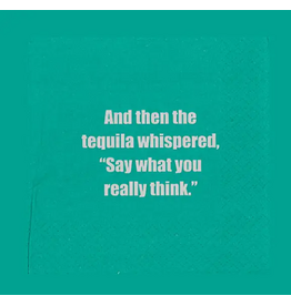 Mary Phillips Designs Tequila Whispered Cocktail Napkins