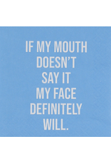 Mary Phillips Designs Mouth & Face Cocktail Napkins