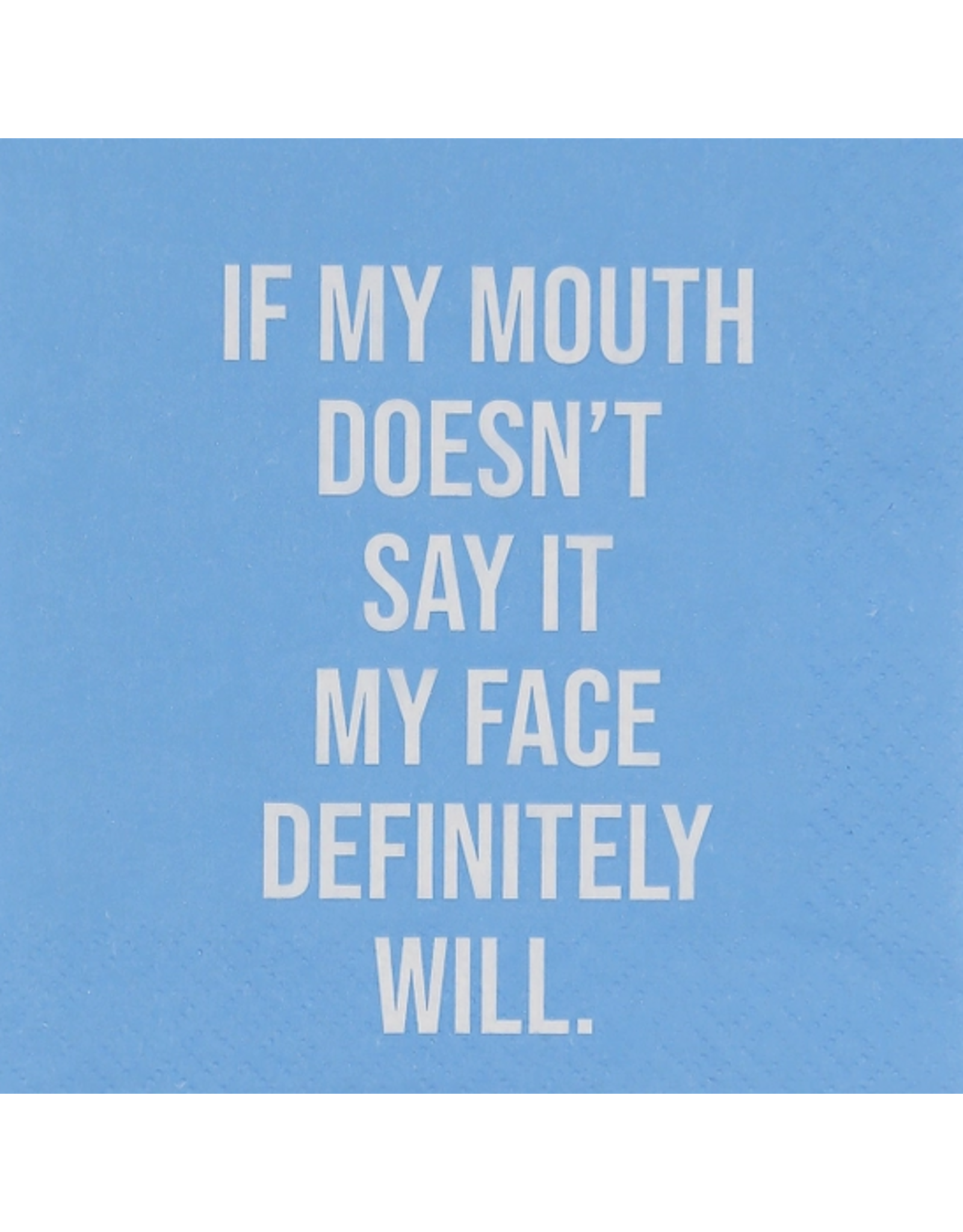 Mary Phillips Designs Mouth & Face Cocktail Napkins