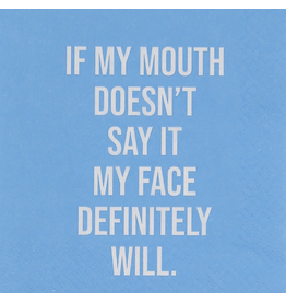 Mary Phillips Designs Mouth & Face Cocktail Napkins