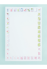Taylor Paladino Mahjong Tiles Border Notepad