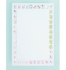Taylor Paladino Mahjong Tiles Border Notepad