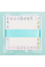 Taylor Paladino 4" x 4" Mahjong Border Desk Set