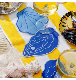 Piecework Puzzles Shell Cocktail Napkins - Set of 4